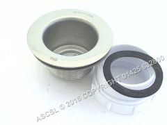 S/Steel Sink Plug Hole Drain opening size - 38mm / Face flange diameter - 48mm