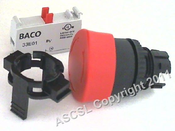 Emergency Red Button Assembly Ital Stresa & Mirra 300HD 250STD Slicer inc Contact Box