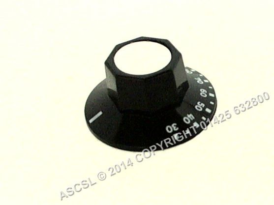 Thermostat Control Knob - t.max. 110°C ø 50mm shaft - ego 