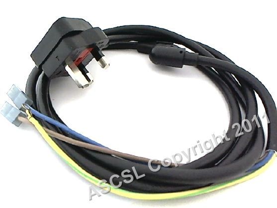 Mains Power Cable - Robot Coupe R401 R301D Blixer 3D3000 R2D1500 R301ULTRAD