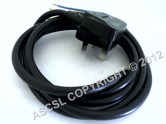 Mains Cable - Robot Coupe R301 Ultra Food Processor Fits Other Models...
