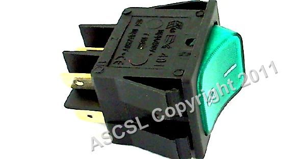 On/off rocker switch - Caravell / Friulinox TR47 SILVE TRF47 TR37 Fridge